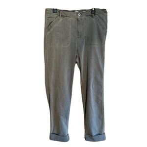 J. Jill High Rise Straight Leg Jeans Five Pockets Light Wash Gray Size 16 Tall